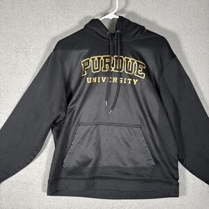 Purdue‎ University Sport Tech Size Medium Hoodie Black University Gear Merch